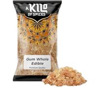 A Kilo of Spices | Pure Edible Gum Arabic - 1 Kg | Natural Acacia Gum | Edible, Vegan, | Ideal for Cooking, Confectionery, Beverages & Herbal Remedies