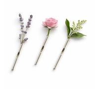 A Kind Brooch - Every Bloom Tells a Different Story, DIY Branch-Shaped Flower Insert Brooch Pins Charm Women Men Pin Jewelry(Flowers not included) (C)