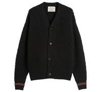 A Kind of Guise Men's Khuder Knit Cardigan Black Boucle Large