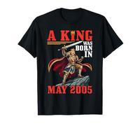 A King was Born in May 2005 Happy My Birthday 21 Years Old T-Shirt