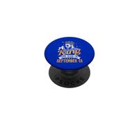 A King Was Born On September 01 Happy Birthday To Me Legend PopSockets Adhesive PopGrip