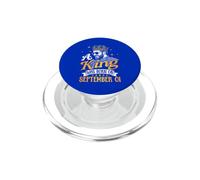 A King Was Born On September 01 Happy Birthday To Me Legend PopSockets PopGrip for MagSafe