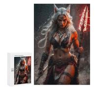 A Kitsune Barbarians Wrath, 300 PCS Wooden Art Puzzle, Year-End Present; for Shared Table Time