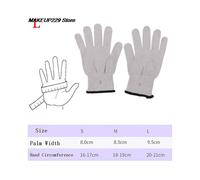 (a-L) 1 Pair Gloves Conductive Silver Fiber Electrode Therapy Gloves Electrotherapy Unit For Phycical Therapy