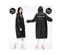 (A, L (height 150-160cm)) Oxford Raincoat Long Adult One Piece Outdoor Backpack Thickened Raincoat Hiking Windbreaker Men's Rain Cover Rainrainraines Coat