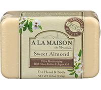 A La Maison Solid Bar Soap, Sweet Almond, 8.8 Ounce