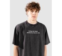 A.LAB Trying My Best Cropped T-Shirt vintage black L