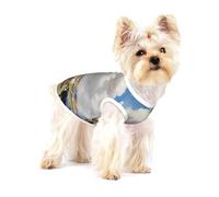 A large farm. Small Pet Cotton Vest L Full Print Dog Cat Soft Breathable Elastic Apparel Daily Party Outfit