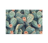 A Large Number Of Cacti Are In Bloom 1000 Piece Jigsaw Puzzles For Adults Wooden Puzzles For Adults Gifts Home Decor