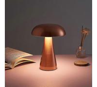 （A） LED mushroom lamp for bar, table lamp, luxury hotel lamp, cafe, outdoor table lamp, bedside lamp, USB charging, night light, bronze
