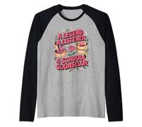 A Legend a Listener a School Counselor Raglan Baseball Tee