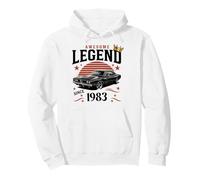 A Legend Was Born In 1983 Awesome Man Boy Birthday Pullover Hoodie