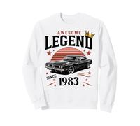 A Legend Was Born In 1983 Awesome Man Boy Birthday Sweatshirt
