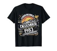 A Legend was Born in December 1983 Awesome Man Boy Birthday T-Shirt