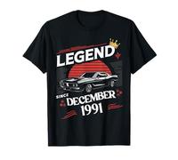 A Legend was Born in December 1991 Awesome Man Boy Birthday T-Shirt