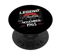 A Legend Was Born In November 1965 Awesome Man Boy Birthday PopSockets Adhesive PopGrip