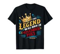 A Legend was Born in November 1983 Awesome Man Boy Birthday T-Shirt