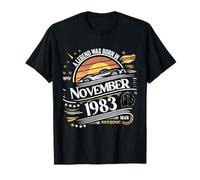 A Legend was Born in November 1983 Awesome Man Boy Birthday T-Shirt