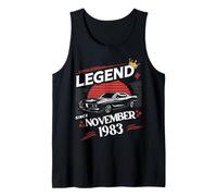 A Legend was Born in November 1983 Awesome Man Boy Birthday Tank Top