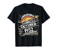 A Legend Was Born In October 1952 Awesome Man Boy Birthday T-Shirt