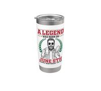 A Legend was Born On June 5th Happy Birthday to Me You King Stainless Steel Insulated Tumbler