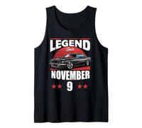A Legend was Born On November 9 Awesome Men Boys Birthday Tank Top