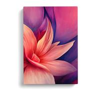 A Legendary Flower Canvas Print | Gallery Wrapped 30mm Frame Wall Art | 30x20 inches | Ready to Hang | Modern Floral Picture | Living Room Bedroom Lounge Office