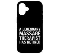 A Legendary Massage Therapist Has Retired Masseur Retirement Case for iPhone 16