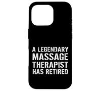 A Legendary Massage Therapist Has Retired Masseur Retirement Case for iPhone 16 Pro
