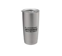 A Legendary Pharmacist Has Retired Pharmacologist Retirement Stainless Steel Insulated Tumbler