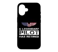 A Legendary Pilot Has Retired Military Jet Retirement Wings Case for iPhone 16