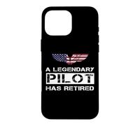 A Legendary Pilot Has Retired Military Jet Retirement Wings Case for iPhone 16 Pro Max