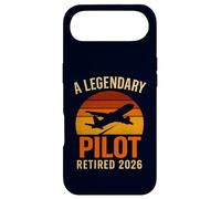 A Legendary Pilot Retired 2026 Vintage Aviation Retirement Case for iPhone Air