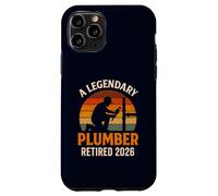 A Legendary Plumber Retired 2026 Retro Master Pipefitter Case for iPhone 11 Pro