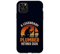 A Legendary Plumber Retired 2026 Retro Master Pipefitter Case for iPhone 11 Pro Max