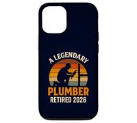 A Legendary Plumber Retired 2026 Retro Master Pipefitter Case for iPhone 12/12 Pro