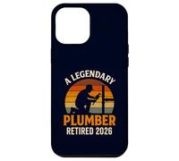 A Legendary Plumber Retired 2026 Retro Master Pipefitter Case for iPhone 12 Pro Max