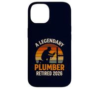 A Legendary Plumber Retired 2026 Retro Master Pipefitter Case for iPhone 14