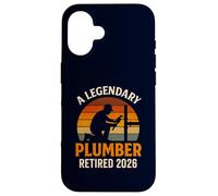 A Legendary Plumber Retired 2026 Retro Master Pipefitter Case for iPhone 16