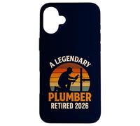 A Legendary Plumber Retired 2026 Retro Master Pipefitter Case for iPhone 16 Plus