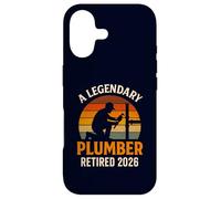 A Legendary Plumber Retired 2026 Retro Master Pipefitter Case for iPhone 17