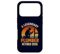 A Legendary Plumber Retired 2026 Retro Master Pipefitter Case for iPhone 17 Pro