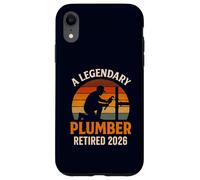 A Legendary Plumber Retired 2026 Retro Master Pipefitter Case for iPhone XR