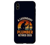 A Legendary Plumber Retired 2026 Retro Master Pipefitter Case for iPhone XS Max