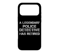 A Legendary Police Detective Has Retired Officer Retirement Case for iPhone 17 Pro Max
