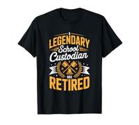 A Legendary School Custodian Has Retired Honor T-Shirt