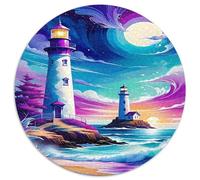 A Leisurely Summer Day 1000 Piece Round Puzzles For Adults And Kids A Dreamy Beach Jigsaws Creative Unique Challenge Games Family Game 1000pcs (67.5x67.5cm)
