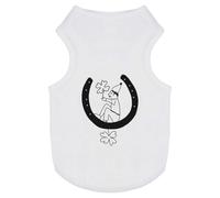 'A Leprechaun Sitting In A Horseshoe ' Pet Dog/Cat T-Shirt (PT00122891)