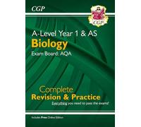 A-Level Biology: AQA Year 1 & AS Complete Revision & Practice with Online Edition