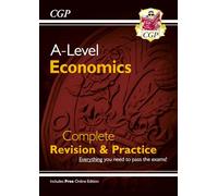 CGP A-Level Economics Year 1 and 2 Complete Revision and Practice with Online Edition for 2024 and 2025 Exams, none